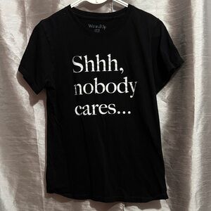 Wound Up Black Short Sleeve Tee